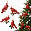 Yuntau 8 Pcs Crystal Christmas Hanging Ornaments, Red Cardinal by Yuntau