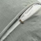 FUTEI 2 Pack Tufted Throw Pillow Covers Covers 50x50 cm,Grey+Brown - Image 3