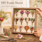 12/24PCS Handmade Dried Flower Bouquet with Stems Natural Dried Wildflowers 7.5” Mini Dry Flowers for Vase Farmhouse Decor, Wedding Styling, Photography Props, Gift DIY(12pcs, Gerbera Daisy) - Image 4