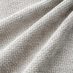 MIULEE Soft Decorative Chenille Pillow Covers Light Gray 20x20 Pack of 4 - Image 3