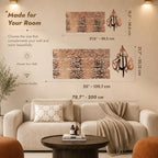 iwa concept Horizontal Design Ayatul Kursi Metal Islamic Wall Art | Ramadan Decorations | Modern Muslim Housewarming Gift | Arabic Calligraphy | Quran Wall Art | Eid Decor| (Medium_Shiny Copper) - Image 4
