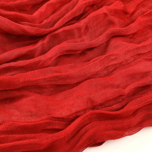 16 Pack Red Cheesecloth Table Runner 23 x 120 Inch 10Ft - Image 7