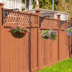 4 Pack Cast Iron Hanging Plant Bracket 12" Outdoor Wall Plant Hangers Hooks Heavy Duty Hanging Bracket Hooks Vintage Decorative Wall Hangers for Pots Bird Feeder Wind Chime (Brown,Classic) - Image 4