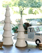 WONDROUS' DECO Wooden Christmas Tree Figurine Decor for Table Centerpieces - Image 4