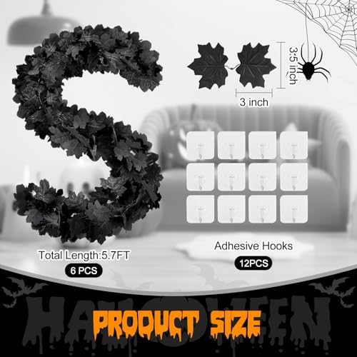 Joyhalo 6 Pack 5.7FT Halloween Garlands - Image 2