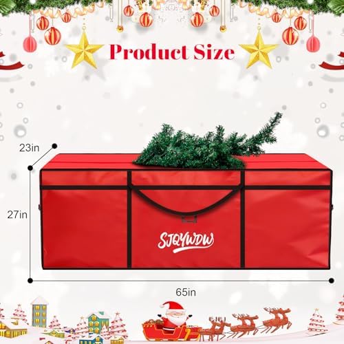 Christmas Tree Storage Bag, 12 Ft Christmas Tree Bag Reusable - Image 2
