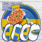 96 Pcs Sweden Flag Themed Party Decorations, Serves 24 - Image 6