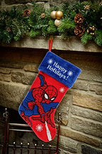 Ruz Marvel Spider-Man 20" Applique Christmas Stocking, Gift Holder for Stocking Stuffers, Indoor Home Decor and Holiday Decoration, Red - Image 5