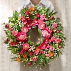 Spring Wreaths for Front Door, 26" Large Spring Summer Easter Wreaths, 2Pcs - Image 5