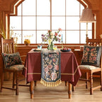Patdrea Designer French Velvet Table Runner,12"X71"-Oldgarden A - Image 2