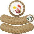 Colingmill 30 Sets 13 Inch Round Woven Placemats Bulk Farmhouse Boho by Colingmill