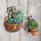 Esschert Design USA BPH51 Half Round Cast Iron Wall Planter - Image 5