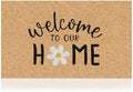 Coir Welcome Mat, Non-Slip, Welcome to Our Home, 17x29 in by AmaruDoorMats
