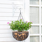 Sungmor Cast Iron Wall Hook Plant Hangers - 2PC White - Image 4