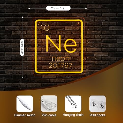 Ne Element Neon Sign Science LED Neon Light Classroom Decor for STEM Room - Image 4