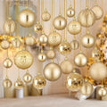 36 Pcs Christmas Balls Ornaments for Ceiling, Champagne by Relaxgiant