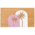 THEODORE MAGNUS Door Mat - Welcome Mat for Front Door with Non-Slip Backing - Durable Spring & Summer Doormat - Perfect for Outside Entrance Matt - Outdoor/Indoor - Sunset Palms - 17" x 30" by TheodoreMagnus