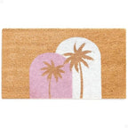 THEODORE MAGNUS Door Mat - Welcome Mat for Front Door with Non-Slip Backing - Durable Spring & Summer Doormat - Perfect for Outside Entrance Matt - Outdoor/Indoor - Sunset Palms - 17" x 30" by TheodoreMagnus