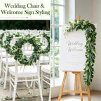 2 Pcs 6FT Artificial Eucalyptus Garland Greenery Garland with Baby's Breath - Image 5