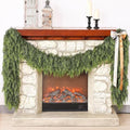 Lifelike Touch Artificial Cedar Garland for Christmas Decor(5 FT,1 PCS) by FOTEEWL