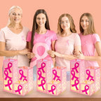 VIHOSE 12 Sets Breast Cancer Awareness Centerpieces for Table Paper Lantern - Image 6