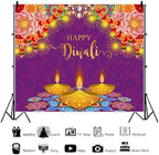 Happy Diwali Backdrop Diwali Party Decorations Deepavali 7x7ft - Image 4
