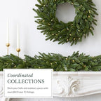 Balsam Hill | Artificial Christmas Wreath for Front Door | Greenery with LED Clear Lights | Indoor & Outdoor Christmas Decor (BH Fraser Fir 48") - Image 6
