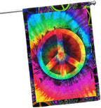 FLAGWIX Hippie Peace Flag, Boho Decoration for Home, 30x40 House Flag by FLAGWIXLLC
