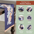 Maison d' Hermine Table Runner 100% Cotton 14.50" x 108" (Double Layer) - Image 6