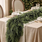 Alupssuc 9FT Christmas Garland, Encrypting Real Touch &Full Cedar Garland - Image 2
