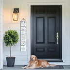 Personalized Welcome Sign for Front Door, Custom Welcome Sign for Porch Outdoor Welcome Home Decorations, 48"x8" PVC Sign (Design 16) - Image 7