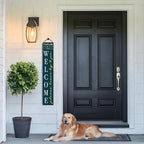 Personalized Welcome Sign for Front Door, Custom Welcome Sign for Porch Outdoor Welcome Home Decorations, 48"x8" PVC Sign (Design 2) - Image 7
