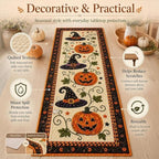 Autumn Quilted Table Runner - Fall & Halloween Seasonal Table Decor，Autumn：M(14×72'') - Image 6