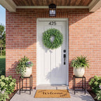 26 Inch Large Artificial Boxwood Wreaths for Front Door - Image 6