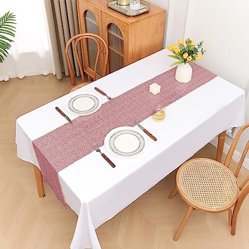 Sugargirl 10 Packs 12 x 72 inches Sequin Table Runner, Glitter Rose Pink Table Runner for Birthday Party Supplies Wedding Holiday Celebration Event Decorations - Image 2