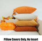JOJUSIS Pack of 4 Throw Pillow Covers, Orange, 24 x 24 Inch - Image 2