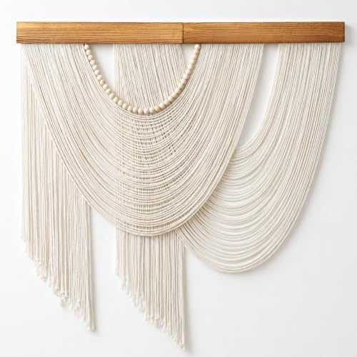 MEIVINES Large Macrame Wall Hanging Boho Tapestry Macrame Wall Art Decor by MEIVINES