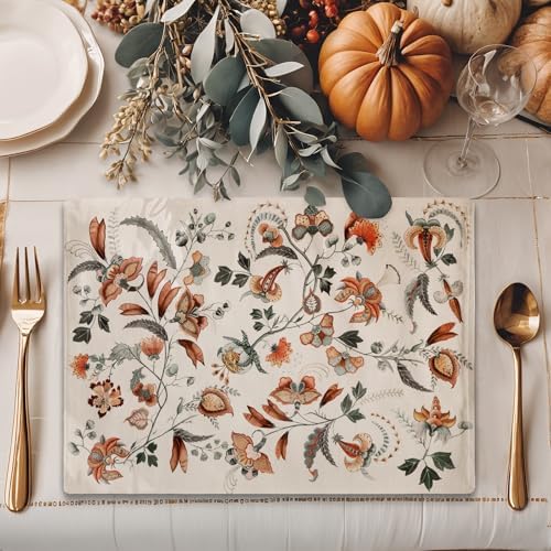 Maison d' Hermine Placemats Set of 4 Reusable 100% Cotton (13"x19") - Image 5
