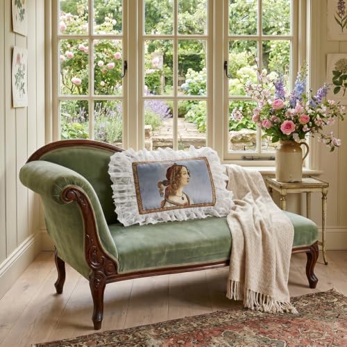 patdrea Designer Velvet Throw Pillow Cover,Set of 2,12"x20"-Botticelli A - Image 7