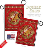 Chinese New Year Luck Arrive Garden House Flags Set Lunar Good Prosperous Seasonal Arrival Blessing Small Decorative Gift Yard Banner Double-Sided Made In USA 28 X 40 - Image 5