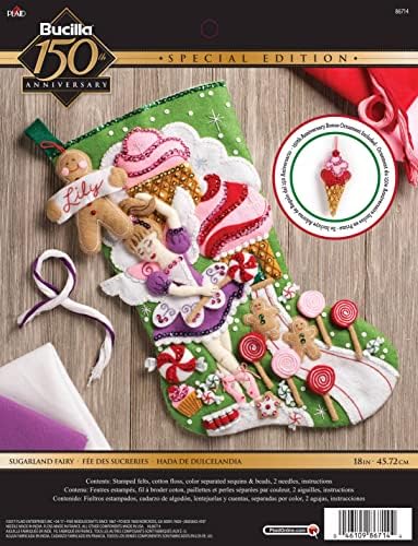 Bucilla 86714 Sugarland Fairy Stocking Kit by Bucilla