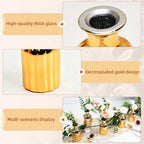 Small Gold Bud Vases, Set of 12 - Image 2