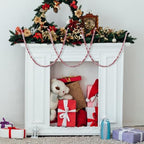 48FT Extra Long Christmas Wood Bead Garland for Mantle (Vintage Red Beads) - Image 5