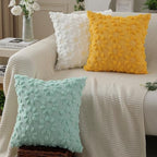 DFXSZ Spring Summer Pillow Covers 22x22 inch Set of 2 White Sunflower - Image 5