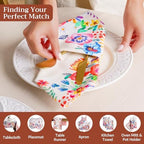 Maison d' Hermine Cloth Napkins Set of 4 Reusable 100% Cotton (20" x 20") - Image 4
