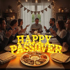 Aurelema 13 Pcs Passover Decorations LED Letter Lights Signs by Aurelema