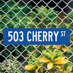 Custom Street Sign, Personalized Street Sign, Customizable Novelty Road Blue Background Sign, 24x6 Inches, ACM, Fade Resistant, Made in USA by Sigo Signs - Image 4