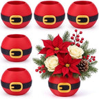 LemonRoad 6 Pcs Flower Pot,Christmas,3.93 x 3.93 x 3.15 Inches by Unknown