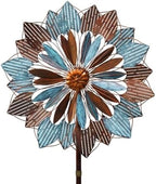 Wind Spinners Outdoor, 84" Large Metal Kinetic Wind Sculptures for Garden, Classic Yard Art with 2 Piece Welcome Flag Decoration by AAnleolife