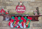 Lulu Decor Black Christmas Stocking Holders for Mantle set of 5 - Heavy Cast Iron Weighted Strong & Sturdy - Low Profile Flat Base Stocking Hooks, Simple Design for Mantle Decor Weighs 1 lb 10 oz each - Image 2